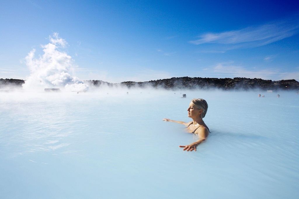 Blue Lagoon and Northern Lights